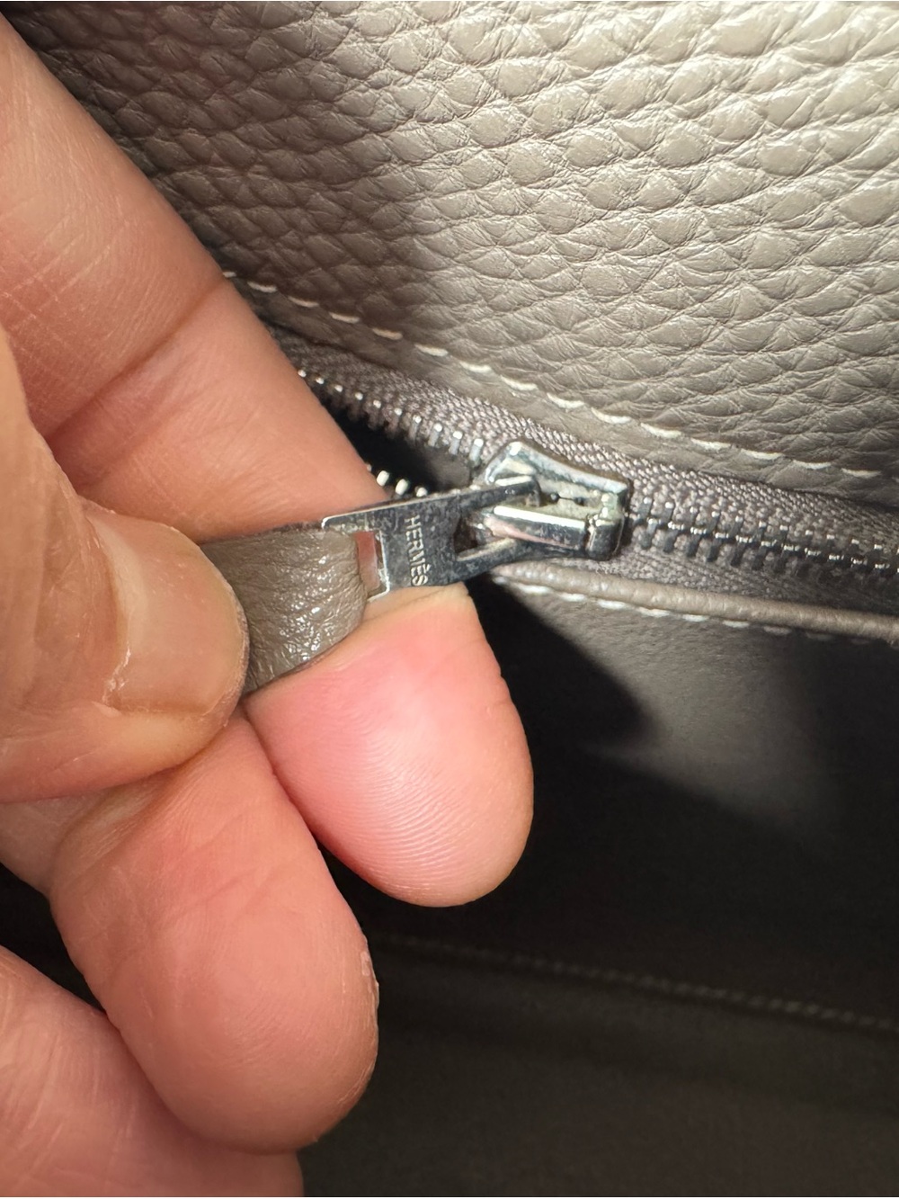 Hermes Kelly 32 Retourne Etoupe Togo in PHW - Picture 14 of 14